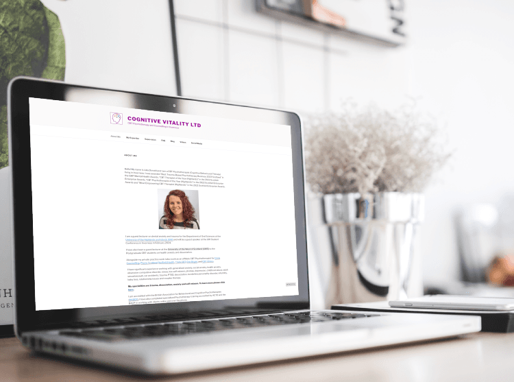 Cognitive Vitality – Website Development
