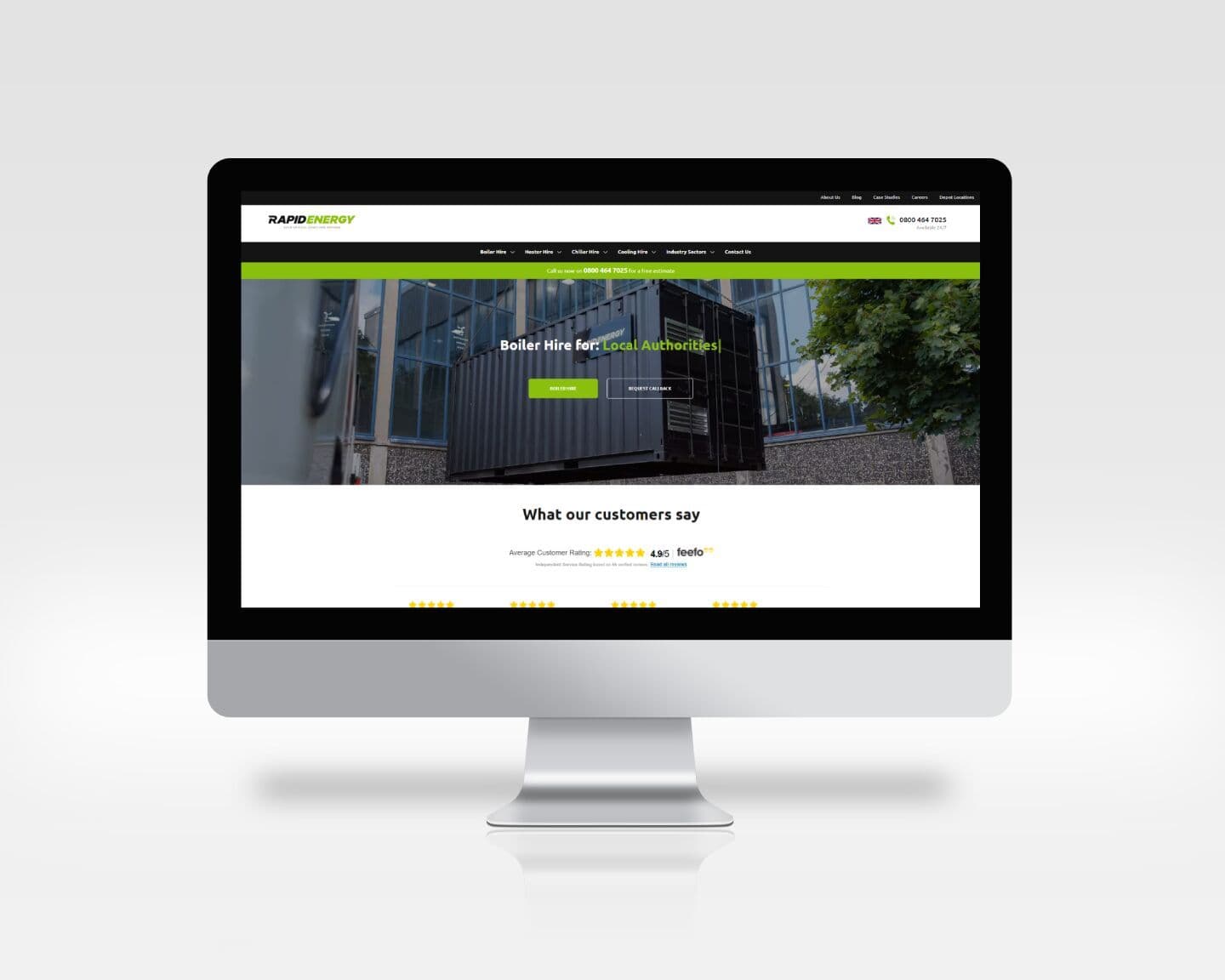 Rapid Energy – Website Design
