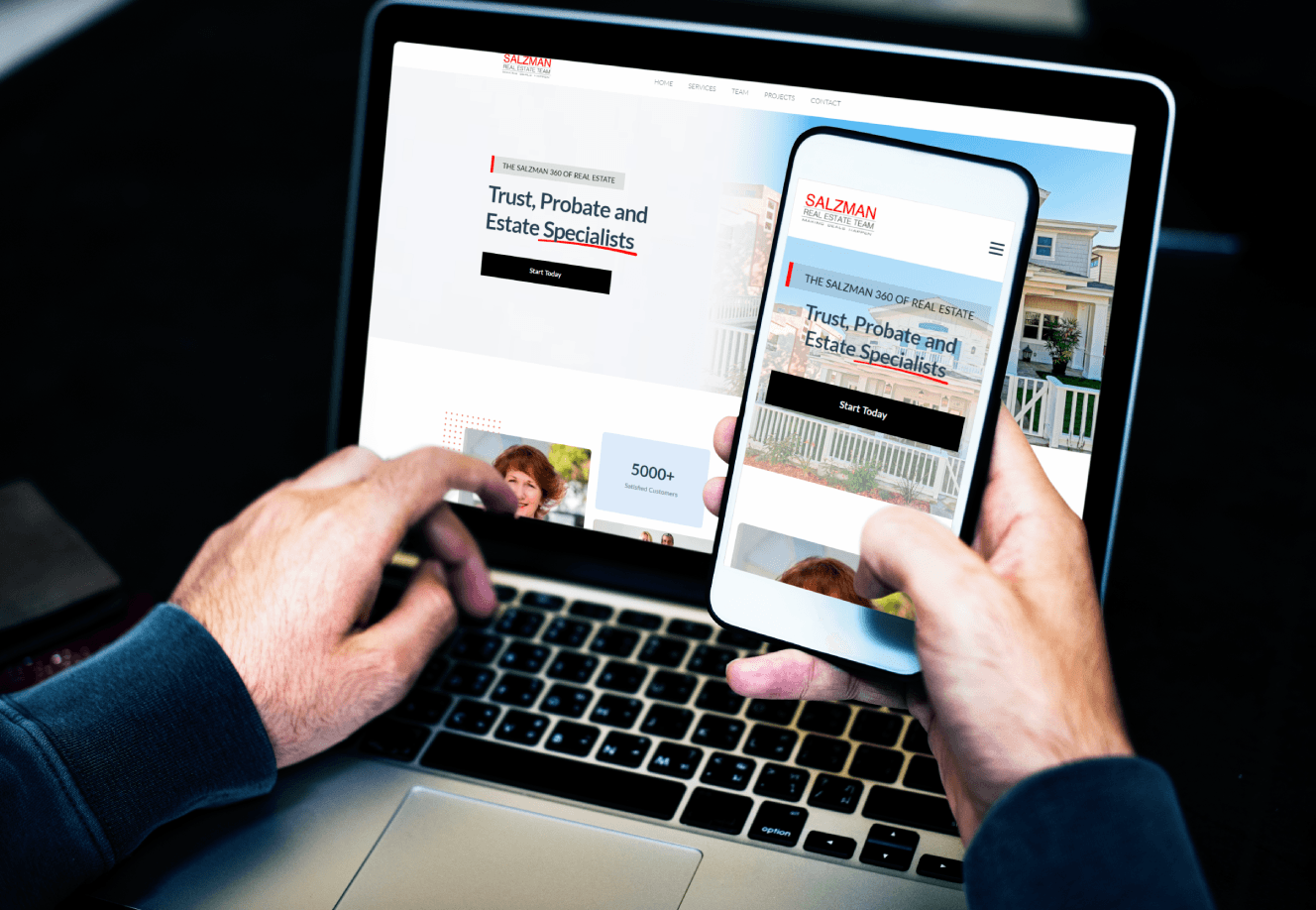 Salzman Real Estate – Website Design