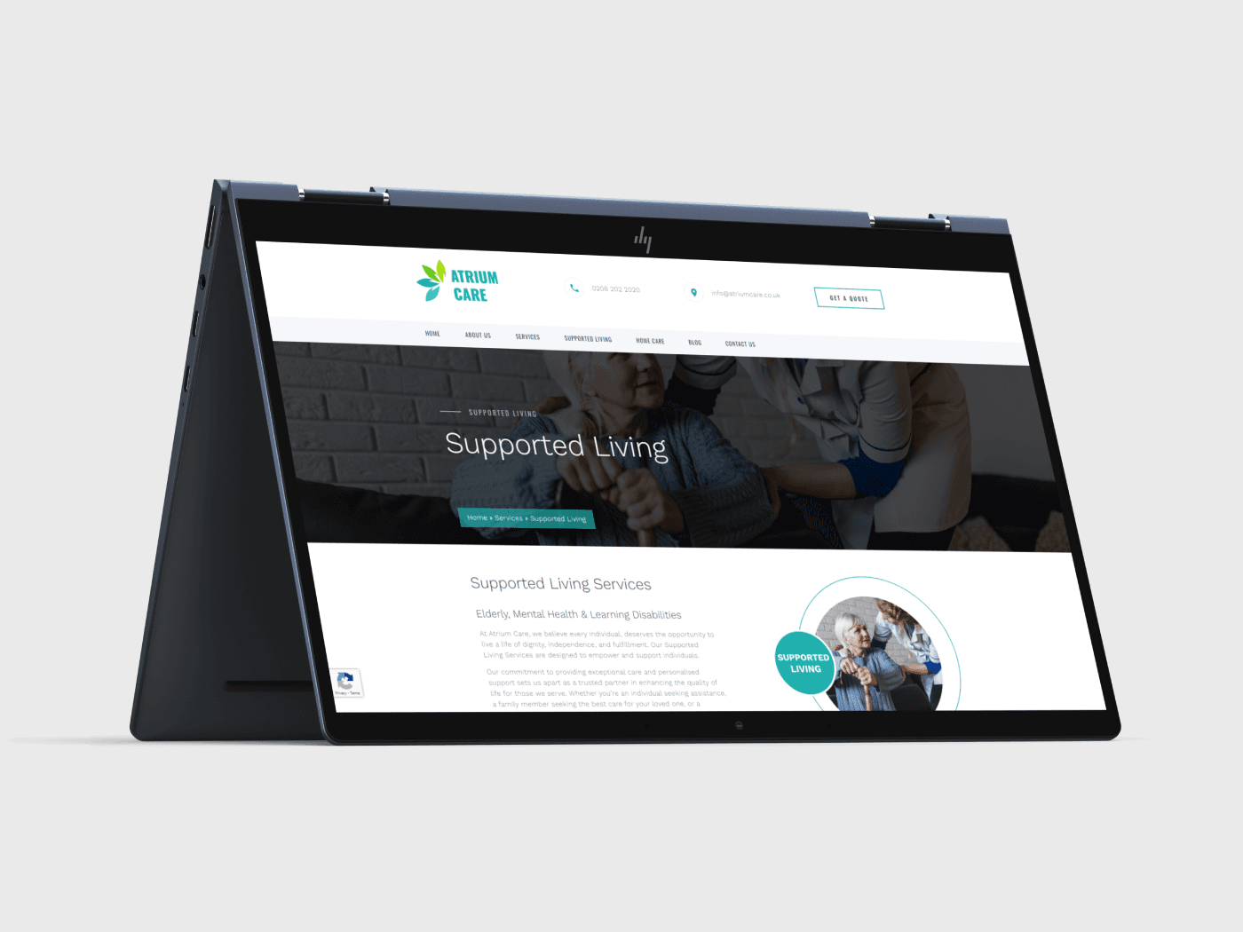 Atrium Care – Website Design, Branding & Web Hosting