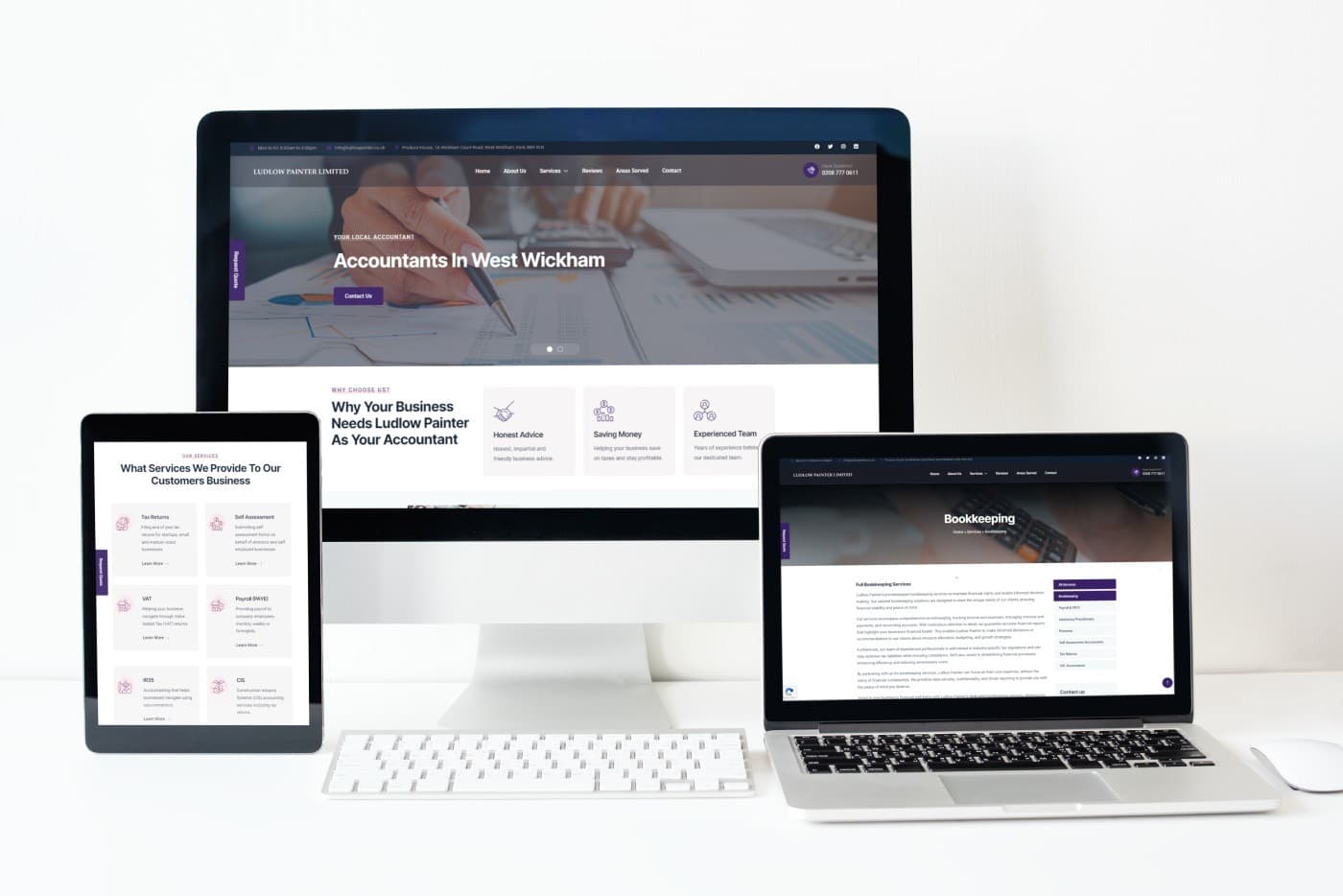Website design for Accountants by Rushax