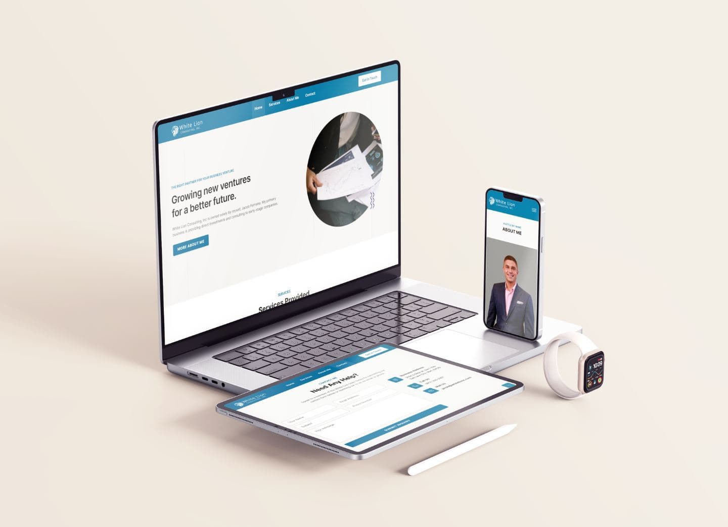 Website design for Consultants by Rushax