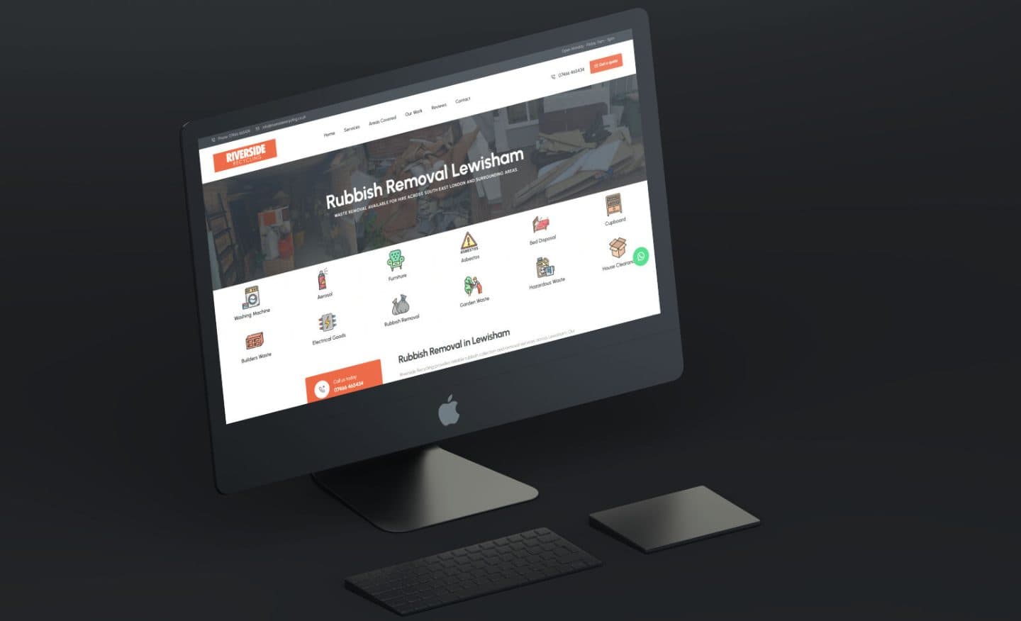 Website design for Rubbish Removal Companies by Rushax