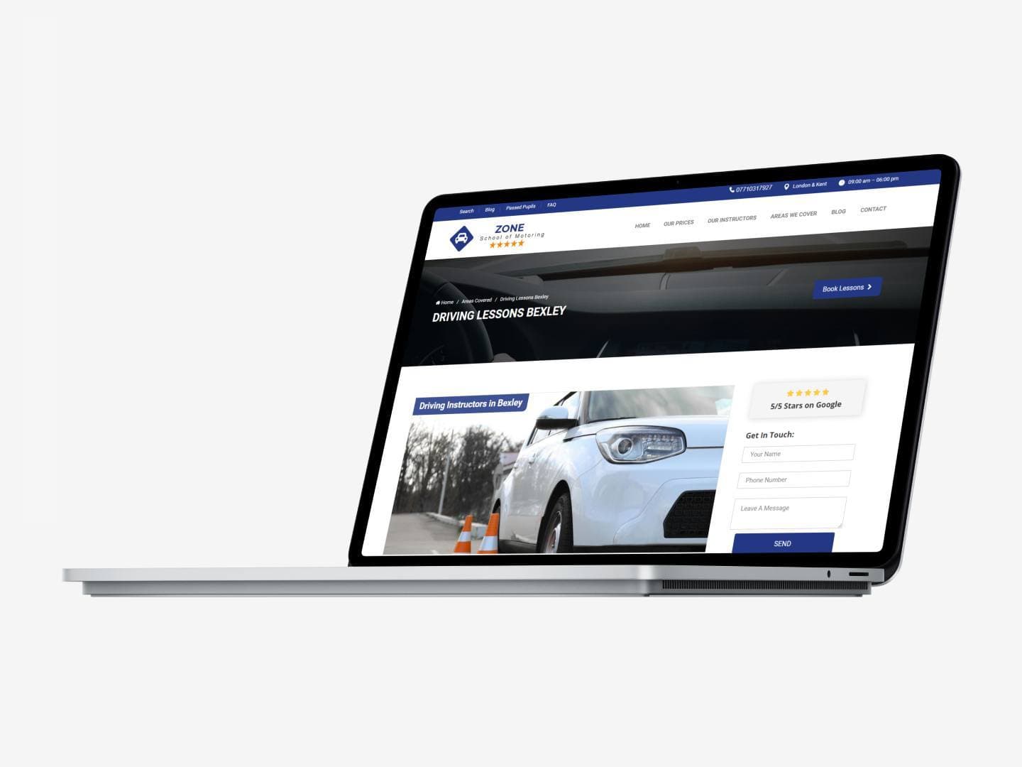 Website design for Driving Instructors by Rushax