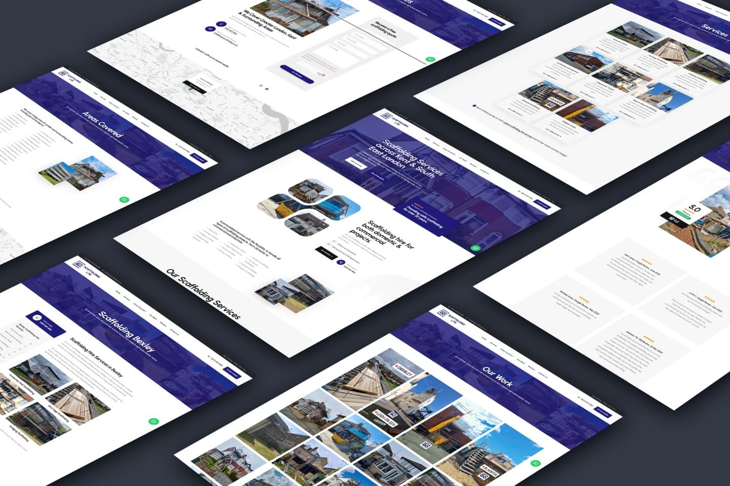 Website design for Scaffolders by Rushax