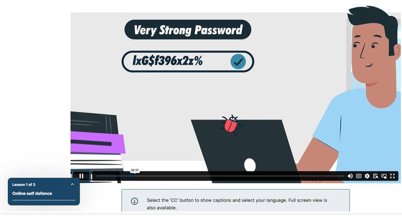 Cyber security staff training