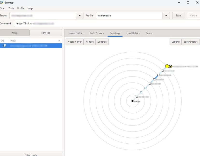 Zenmap intruder vulnerability scan