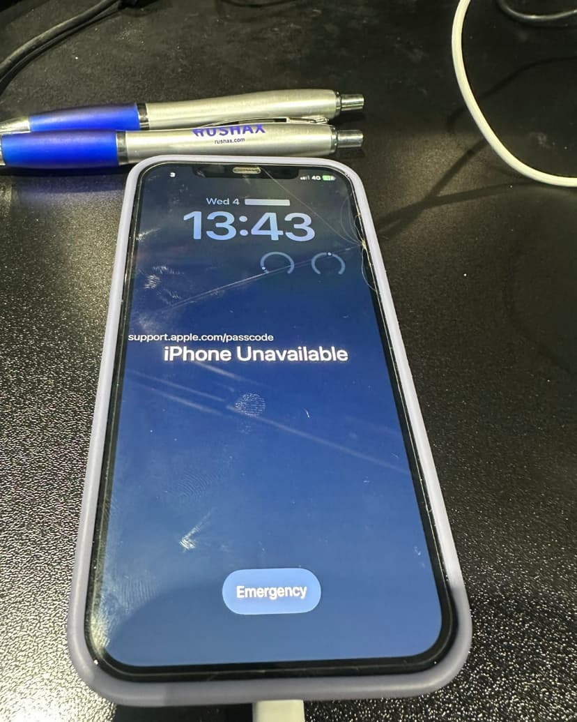 iPhone locked — IT support