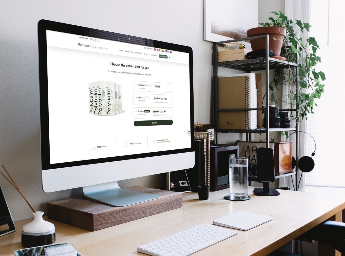 Polybalm Ecommerce Website