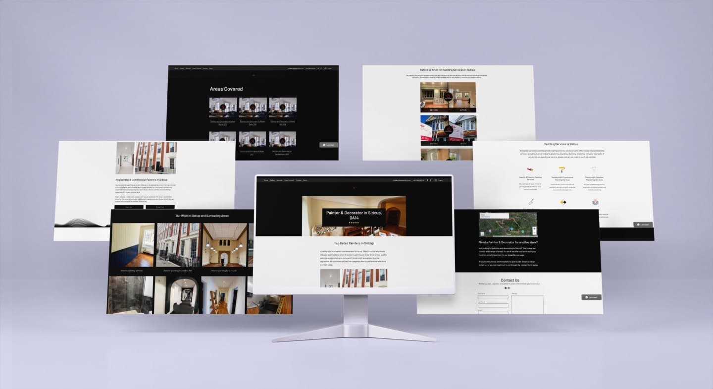 Website design for Painters & Decorators by Rushax